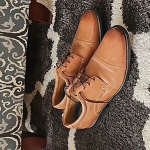 Nunn Bush sz 13 tan leather dress shoes